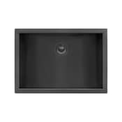 Ruvati Ariaso 20" Specialty Stainless Steel Undermount Bathroom Sink Gunmetal Black