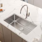 Ruvati Modena 27" Undermount Single Basin Stainless Steel Kitchen Sink Stainless Steel