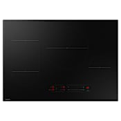 Samsung 30 Inch Wide 4 Burner Induction Cooktop with Power Boost and Sync Burner Black