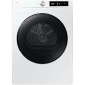 Samsung 24 Inch Wide 4 Cu. Ft. Energy Star Certified Electric Dryer with Sensor Dry and AI Smart Dial White