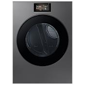 Samsung 27 Inch Wide 7.6 Cu. Ft. Energy Star Certified Gas Dryer with AI Optimal Dry and Drying Rack Dark Steel