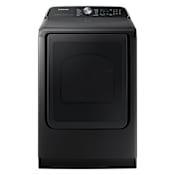 Samsung 27 Inch Wide 7.4 Cu. Ft. Electric Dryer with 5 Temperature Settings Brushed Black