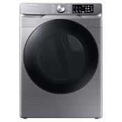 Samsung 27 Inch Wide 7.5 Cu. Ft. Smart Gas Dryer with Steam Sanitize+ Platinum