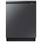 Samsung 24 Inch Wide 15 Place Setting Energy Star Certified Built-In Top Control Dishwasher with LED Time Remaining Display Black Stainless