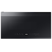 Samsung Bespoke 30 Inch Wide 2.1 Cu. Ft. 1700 Watt Over the Range Microwave with Eco Mode and Sensor Cook Matte Black Steel