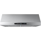 Samsung 390 CFM 30 Inch Wide Under Cabinet Range Hood with SmartHome Features Stainless