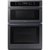 Samsung 30 Inch Wide 7 Cu. Ft. Combination Electric Oven with Microwave Fingerprint Resistant Black Stainless Steel