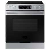 Samsung 30 Inch Wide 6.3 Cu. Ft. Slide In Electric Range with Storage Drawer and No Preheat Air Fry Max Stainless Steel