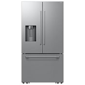 Samsung 36 Inch Wide 29 Cu. Ft. Energy Star Certified Fingerprint Resistant French Door Refrigerator with LED Lights and Zero Clearance Fit Fingerprint Resistant Stainless Steel