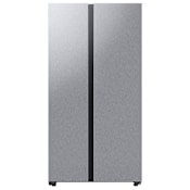 Samsung Bespoke 36 Inch Wide 22.6 Cu. Ft. Energy Star Certified Side By Side Refrigerator with Beverage Center and Dual Ice Maker Fingerprint Resistant Stainless Steel