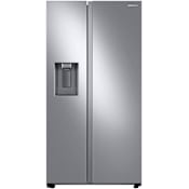 Samsung 36 Inch Wide 27.4 Cu. Ft. Energy Star Certified Fingerprint Resistant Side By Side Refrigerator with External Water and Ice Dispenser and LED Lighting Fingerprint Resistant Stainless Steel