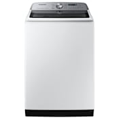 Samsung 28 Inch Wide 5.2 Cu. Ft. Energy Star Certified Top Loading Washing Machine with Soft Close Lid and Super Speed Wash White