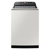 Samsung 28 Inch Wide 5.5 Cu. Ft. Energy Star Certified Top Loading Washing Machine with Active WaterJet and Soft Close Lid Ivory