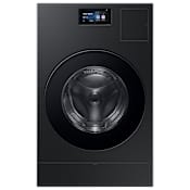Samsung Bespoke 27 Inch Wide 5.3 Cu. Ft. Combination Washer and Dryer with Super Speed and Flex Auto Dispense System Brushed Black
