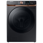 Samsung 27 Inch Wide 5 Cu. Ft. Energy Star Certified Front Loading Washing Machine with Super Speed Wash Brushed Black