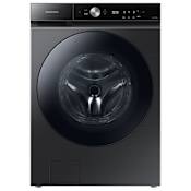 Samsung Bespoke 27 Inch Wide 5.3 Cu. Ft. Energy Star Certified Front Loading Washing Machine with Super Speed Wash Brushed Black