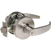 Sargent 10 Line Grade 1 Keyed Entry Single Cylinder Door Lever Set with P Lever Satin Chrome