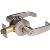 Sargent 11 Line Grade 1 Privacy Door Lever Set with L Lever and O Trim Satin Chrome