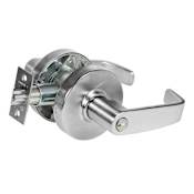 Sargent 7 Line Grade 2 Privacy Door Lever Set with L Lever and T-Strike Satin Chrome