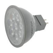 Satco Lighting Single 6 Watt Dimmable MR16 GU5.3 LED Bulb - 550 Lumens, 2700K, and 80CRI Gray