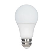 Satco Lighting Single 9.8 Watt A19 Medium (E26) LED Bulb - 800 Lumens, 2700K, and 80CRI White