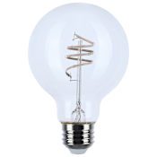 Satco Lighting Reminiscent 6 Watt Vintage Edison Dimmable G25 Medium (E26) LED Bulb - 500 Lumens, 3000K, and 93CRI Clear