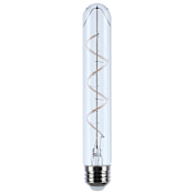 Satco Lighting Reminiscent 6 Watt Vintage Edison Dimmable T9 Medium (E26) LED Bulb - 500 Lumens, 3000K, and 93CRI Clear
