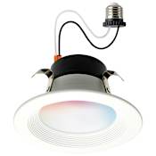 Satco Lighting Starfish 4" Integrated LED Baffle Smart Recessed Trim- Airtight White
