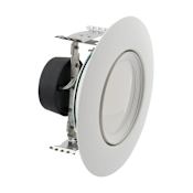 Satco Lighting ColorQuick 7" Wide LED Retrofit Flush Mount Ceiling Fixture White