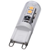 Satco Lighting 2 Watt Dimmable T4 G9 LED Bulb - 200 Lumens, 3000K, and 80CRI Clear