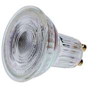 Satco Lighting 5.5 Watt Dimmable MR16 GU10 LED Bulb- 500 Lumens, 3500K, and 90CRI Clear