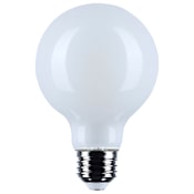 Satco Lighting 6 Watt Dimmable G25 Medium (E26) LED Bulb- 500 Lumens, 3500K, and 90CRI White