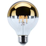 Satco Lighting 5.5 Watt Dimmable G25 Medium (E26) LED Bulb- 500 Lumens, 2700K, and 90CRI Gold