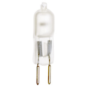 Satco Lighting Single 50 Watt Dimmable T4 Bi Pin Halogen Bulb - 810 Lumens and 2900K Frosted