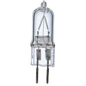 Satco Lighting Pack of (2) 100 Watt Dimmable T4 Shaped GY6.35 Base Halogen Bulbs Clear