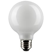 Satco Lighting 6 Watt Dimmable G25 Medium (E26) LED Bulb - 500 Lumens , 3000K , and 90CRI White