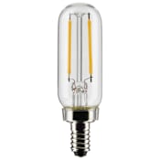 Satco Lighting 2.8 Watt Vintage Edison Dimmable T6 Candelabra (E12) LED Bulb - 200 Lumens , 2700K , and 90CRI Clear