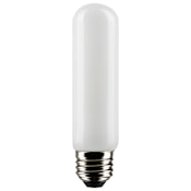 Satco Lighting 8 Watt Dimmable T10 Medium (E26) LED Bulb - 720 Lumens , 3000K , and 90CRI Frost