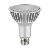 Satco Lighting Single 20.5 Watt Dimmable PAR30LN Medium (E26) LED Bulb - 1,800 Lumens, 4000K, and 90CRI Silver