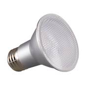 Satco Lighting Single 6.5 Watt Dimmable PAR20 Medium (E26) LED Bulb - 520 Lumens, 2700K Silver