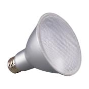 Satco Lighting Single 12.5 Watt Dimmable PAR30LN Medium (E26) LED Bulb - 2700K and 90CRI Silver