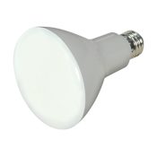 Satco Lighting Single 7.5 Watt Dimmable BR30 Medium (E26) LED Bulb - 650 Lumens, 2700K, and 90CRI Frosted White