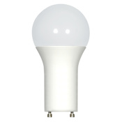 Satco Lighting Single 9.8 Watt Dimmable A19 GU24 LED Bulb - 800 Lumens and 4000K Frosted White
