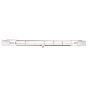 Satco Lighting Pack of (4) 300 Watt Dimmable T3 Shaped R7s Base Halogen Bulbs Clear