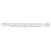 Satco Lighting Pack of (4) 500 Watt Dimmable T3 Shaped R7s Base Halogen Bulbs Clear