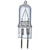 Satco Lighting Pack of (2) 50 Watt Dimmable T4 Shaped GY6.35 Base Halogen Bulbs Clear