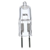 Satco Lighting Single 5 Watt Dimmable T3 Bi Pin Halogen Bulb - 1,050 Lumens and 2900K Clear