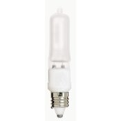 Satco Lighting Single 500 Watt Dimmable T4 Mini Candelabra (E11) Halogen Bulb - 2900K Frosted