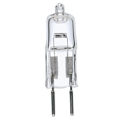 Satco Lighting Pack of (2) 20 Watt Dimmable T3 Bi Pin Halogen Bulbs - 2900K Clear