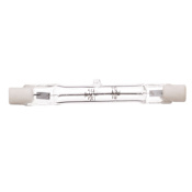 Satco Lighting Pack of (2) 150 Watt Dimmable T3 R7s Halogen Bulbs - 2900K Clear